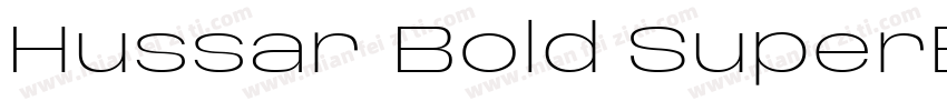 Hussar Bold SuperExt字体转换
